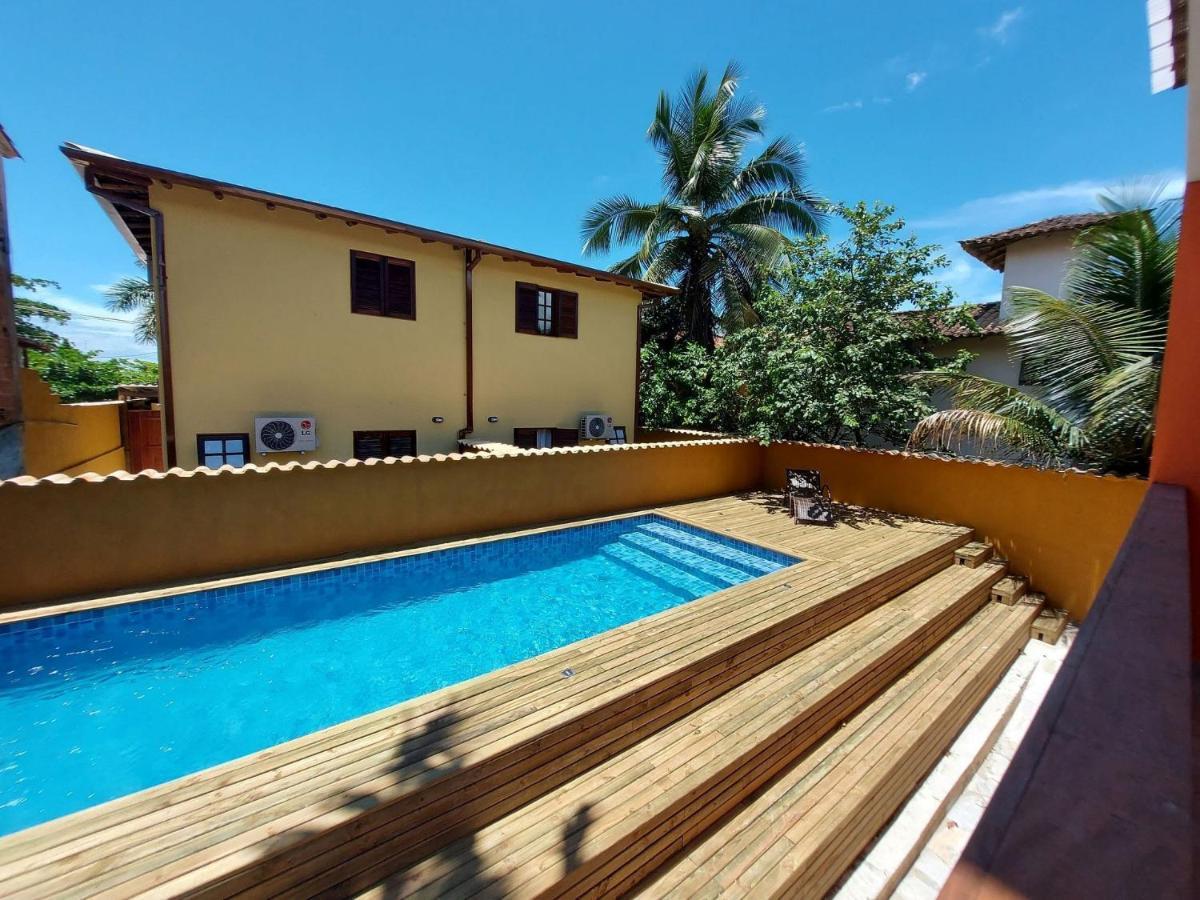 Mamanguá - Flat com Piscina, 50mts da praia, cozinha gourmet, churrasqueira privativa, ar con, WiFi, netflix, garagem Parati Exterior foto